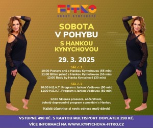 Jarní SOBOTA V POHYBU s Hankou Kynychovou 29. 3. 2025