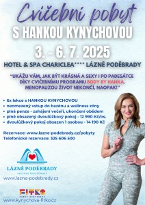 Cvičení pobyt s Hankou Kynychovou v Lázních Poděbrady